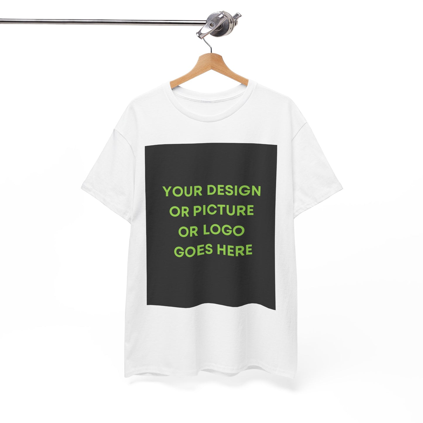 Custom Photo & Text T‑Shirt — Personalized Front/Back Print Tee