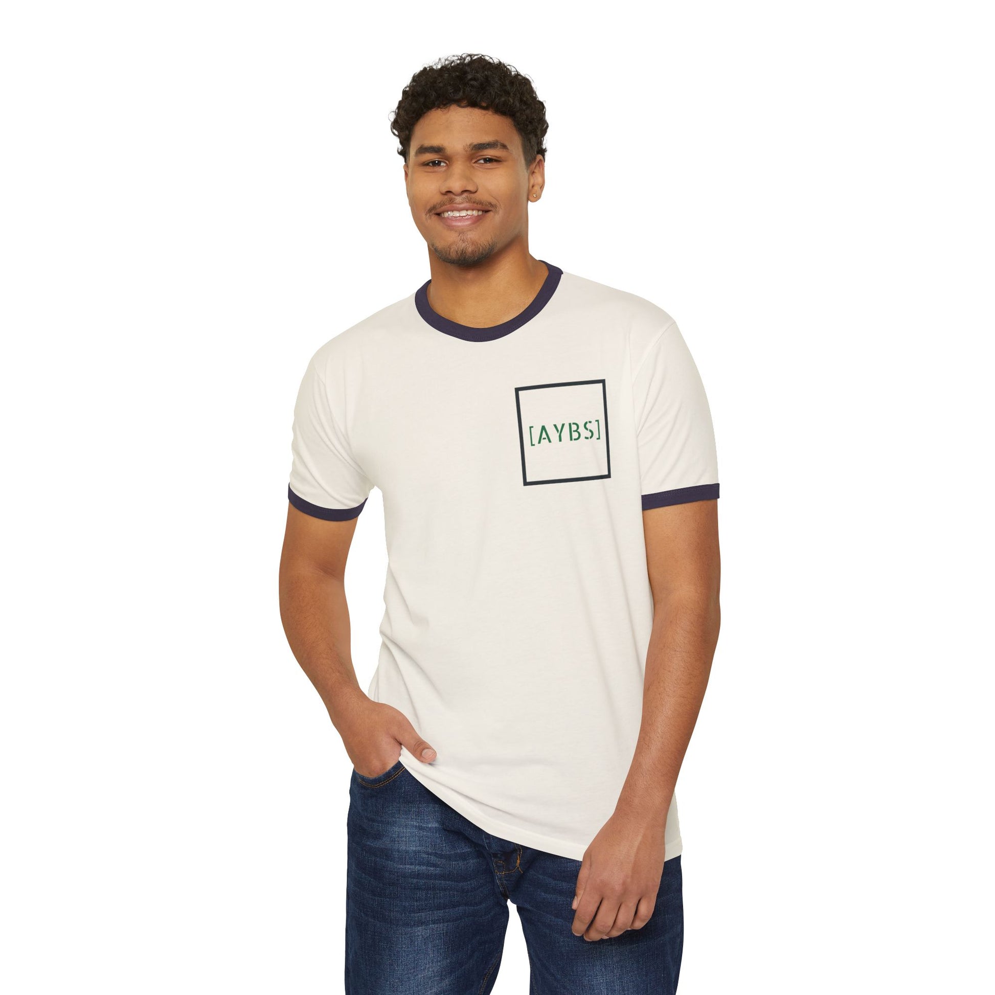 Unisex Cotton Ringer T-Shirt image 2