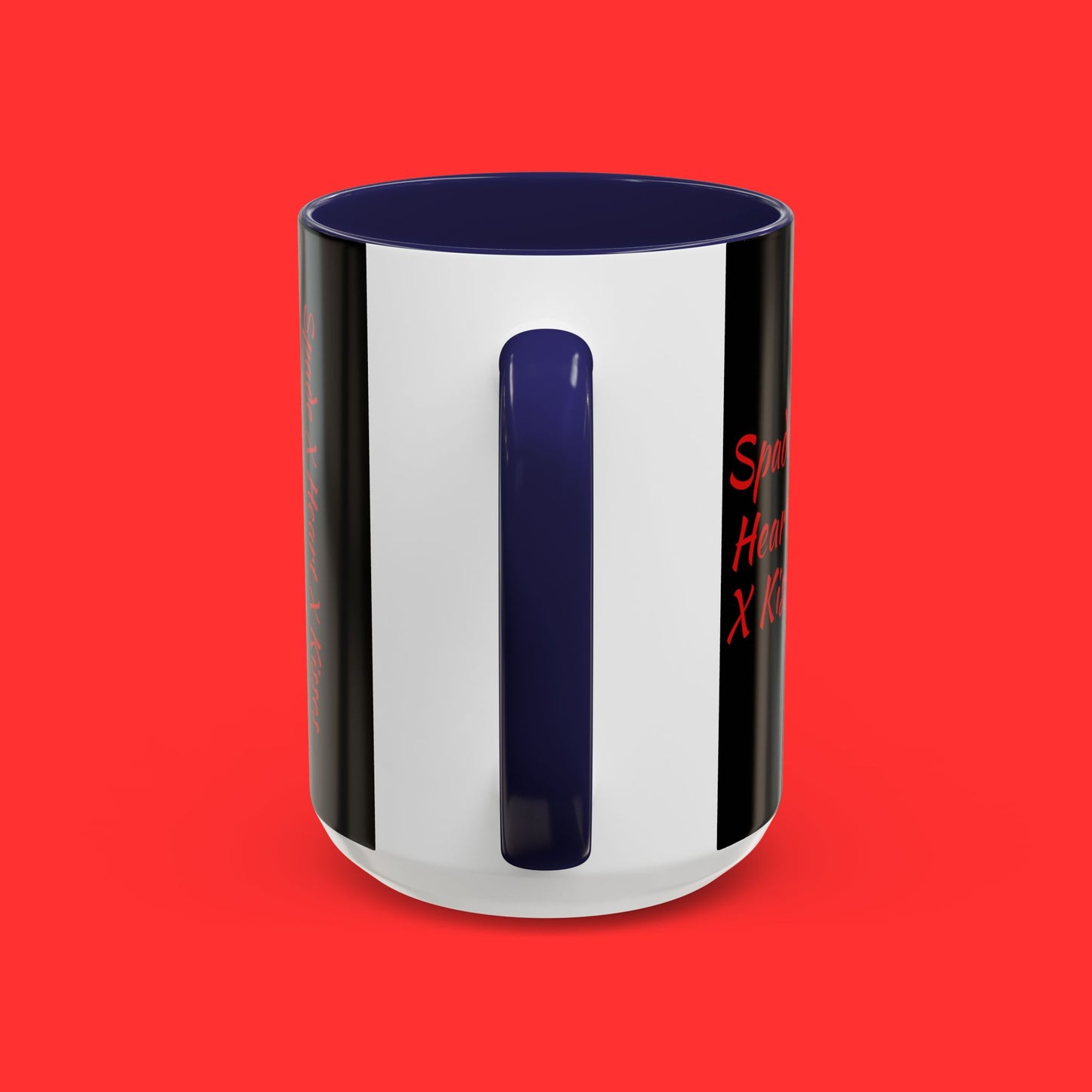 Kisses & X’s Pattern Coffee Mug — Romantic Valentine Accent Mug (11/15oz)