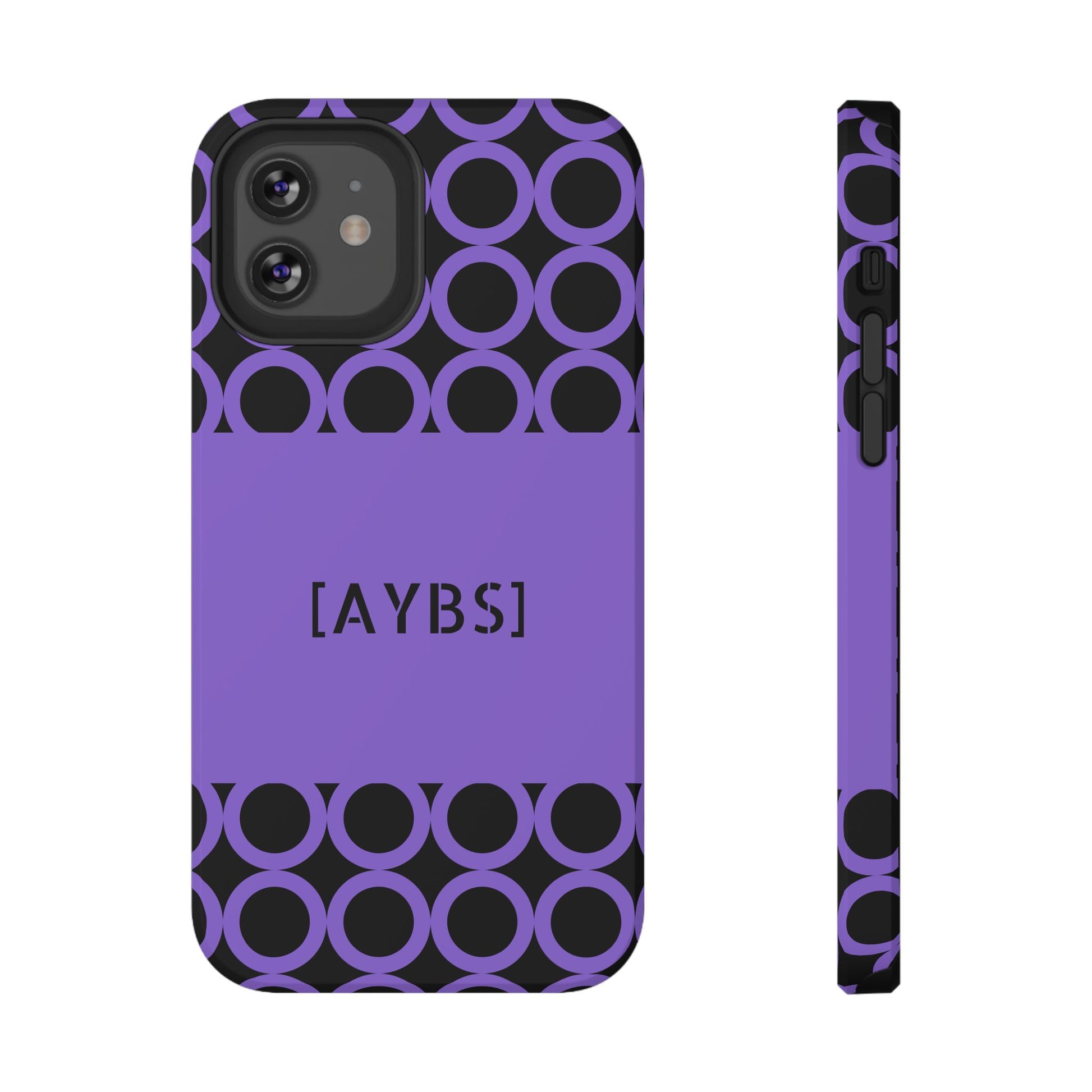 Purple Polka Dot Phone Case | Impact-Resistant Protection, Stylish Accessory image 12