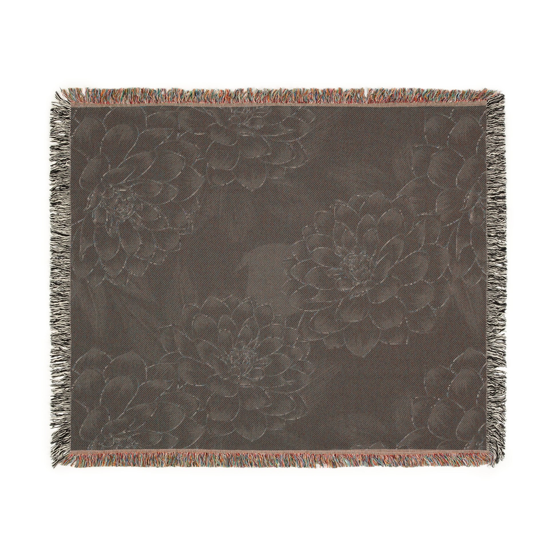 Cozy Floral Woven Blanket - Perfect for Home Decor, Gifts, Snuggling, Bedspread image 3