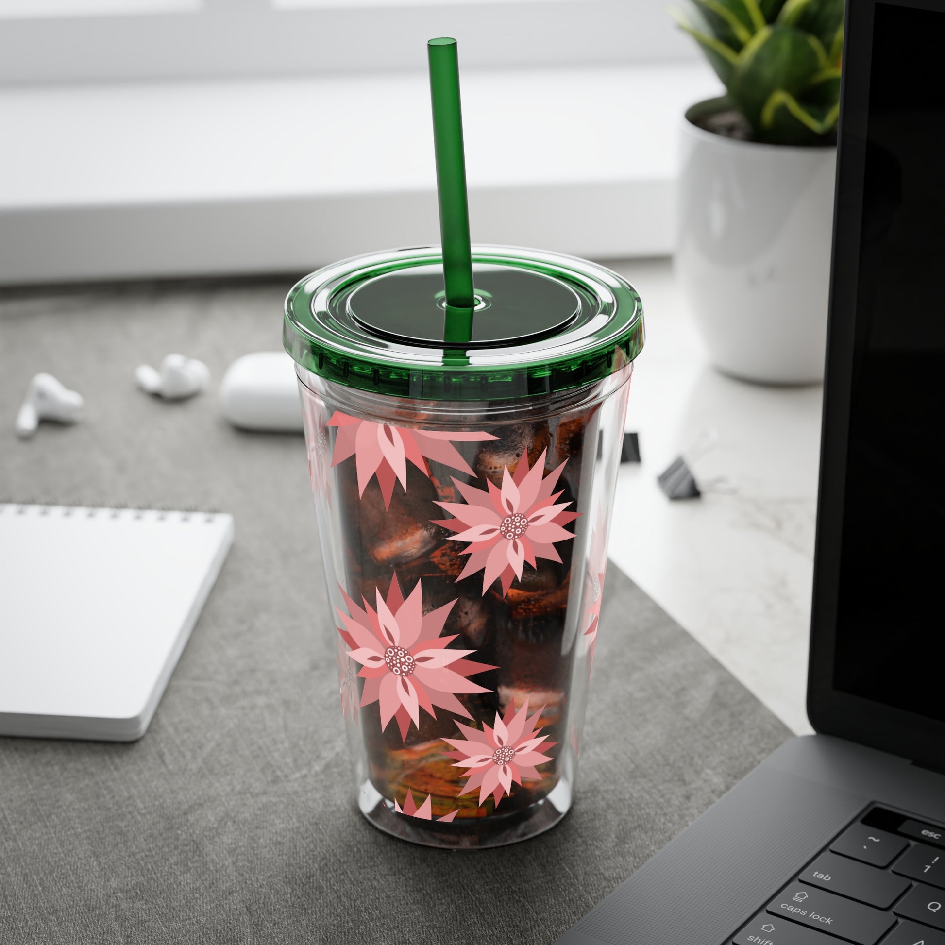 Sunsplash Floral Tumbler, 16oz  image 11