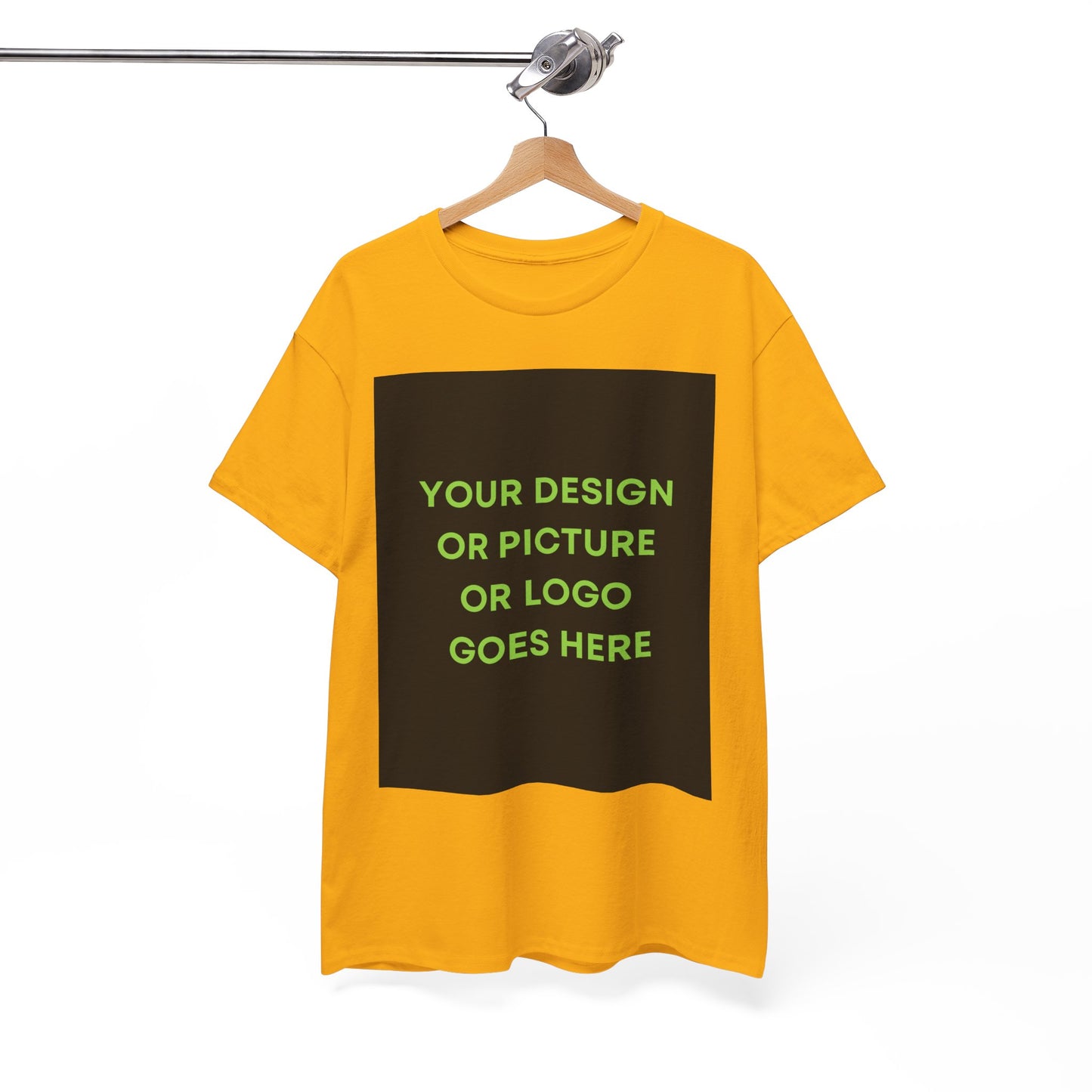 Custom Photo & Text T‑Shirt — Personalized Front/Back Print Tee
