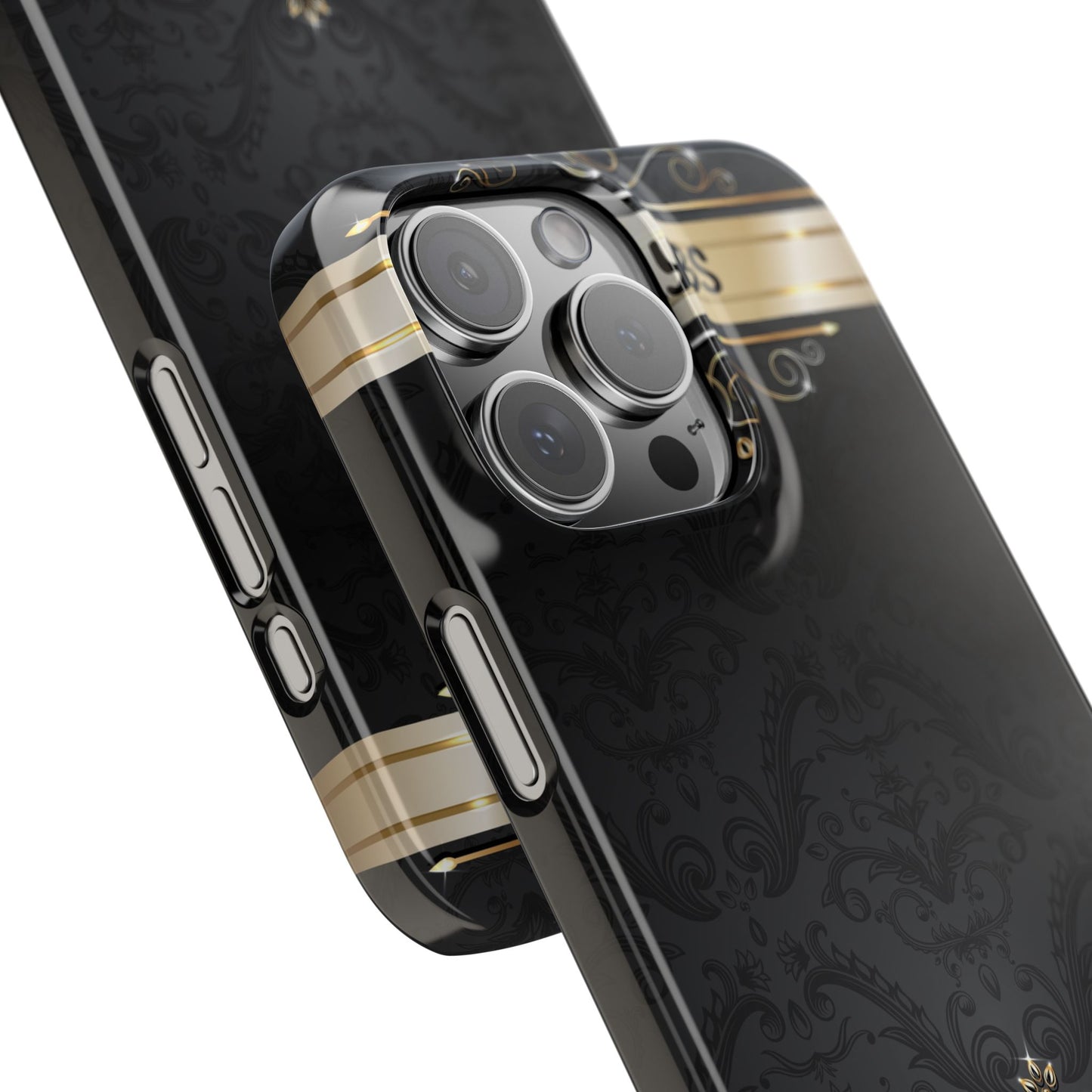 Luxury Phone Case - Black & Gold  Design, Slim Fit, Stylish Unique Gift image 10
