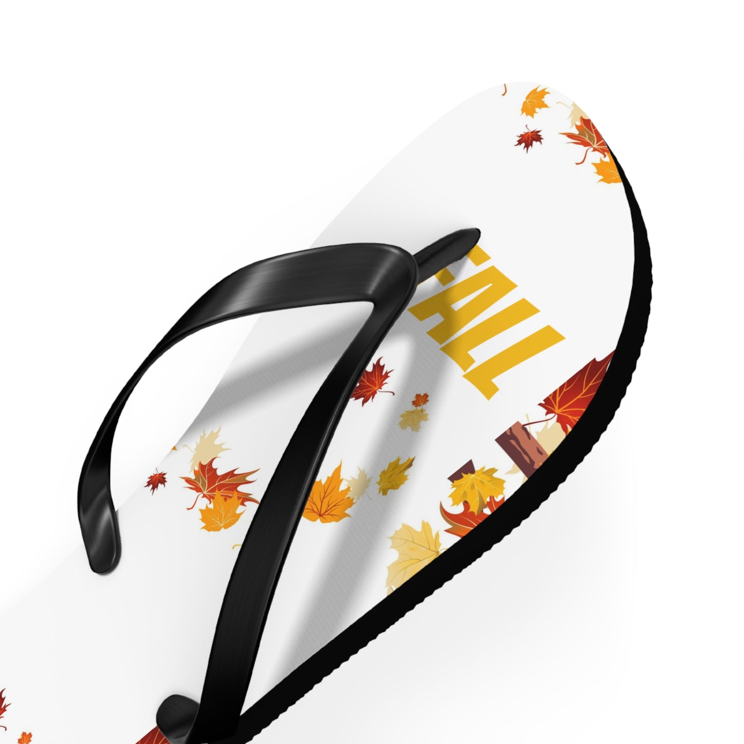 Autumn Leaf Flip Flops | Seasonal Sandals, Fall Footwear, Beach Accessories image 6