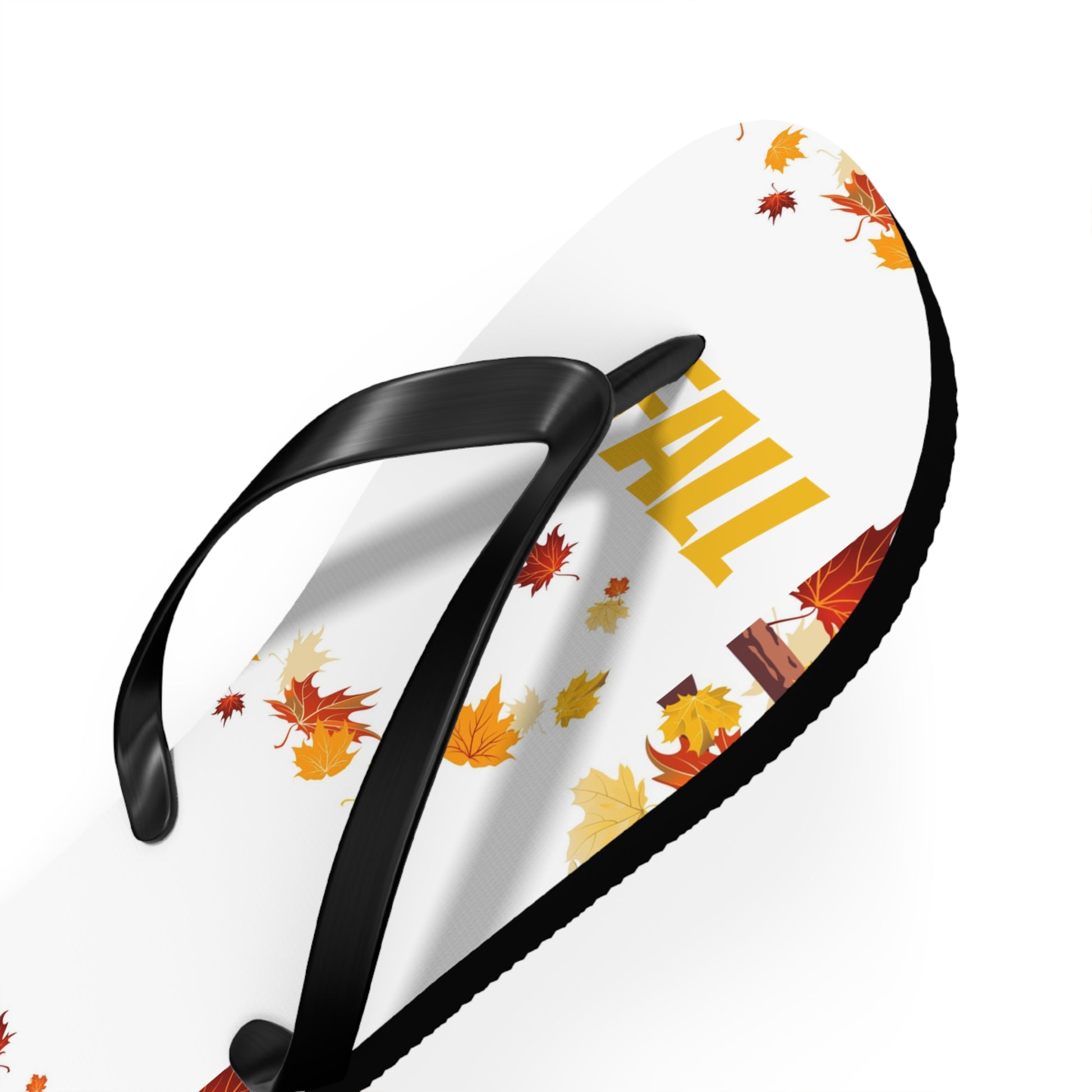 Autumn Leaf Flip Flops | Seasonal Sandals, Fall Footwear, Beach Accessories image 6