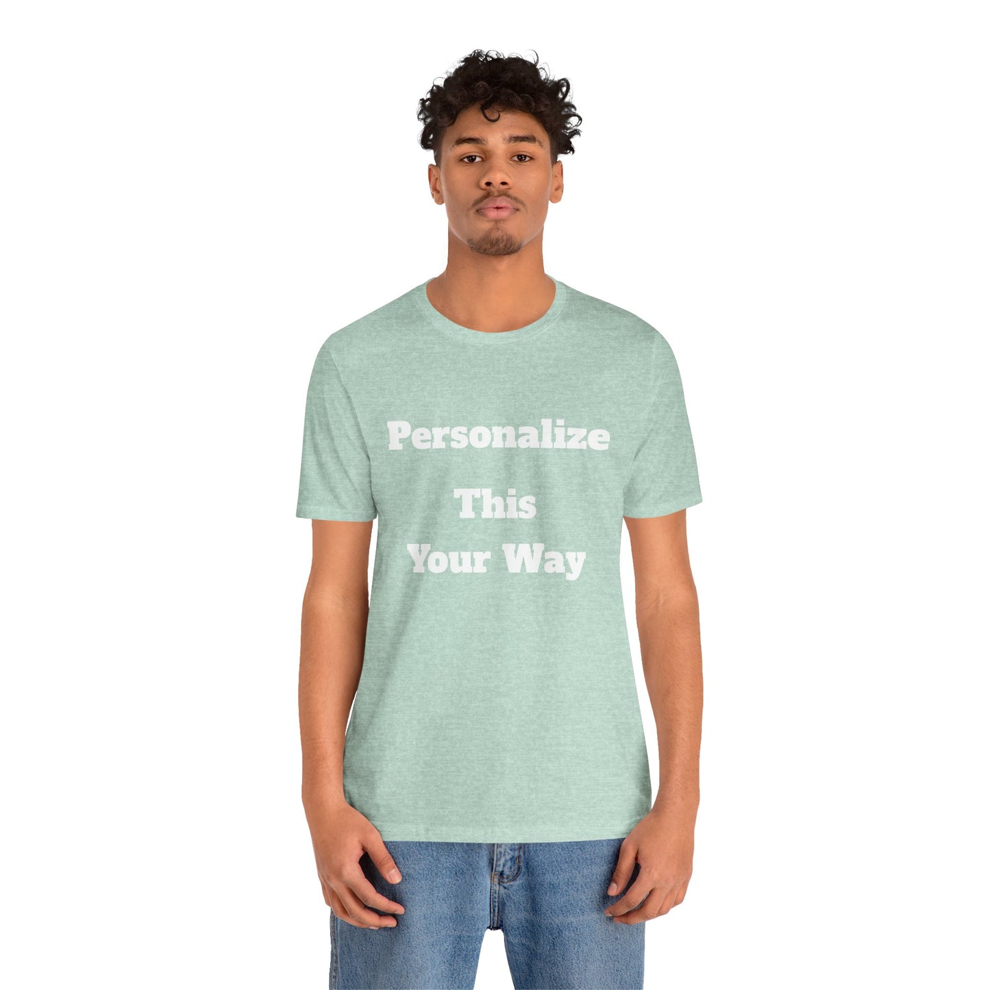 Stylish Unisex Jersey Short Sleeve Tee, Casual Wear, Gift for Him/Her image 9