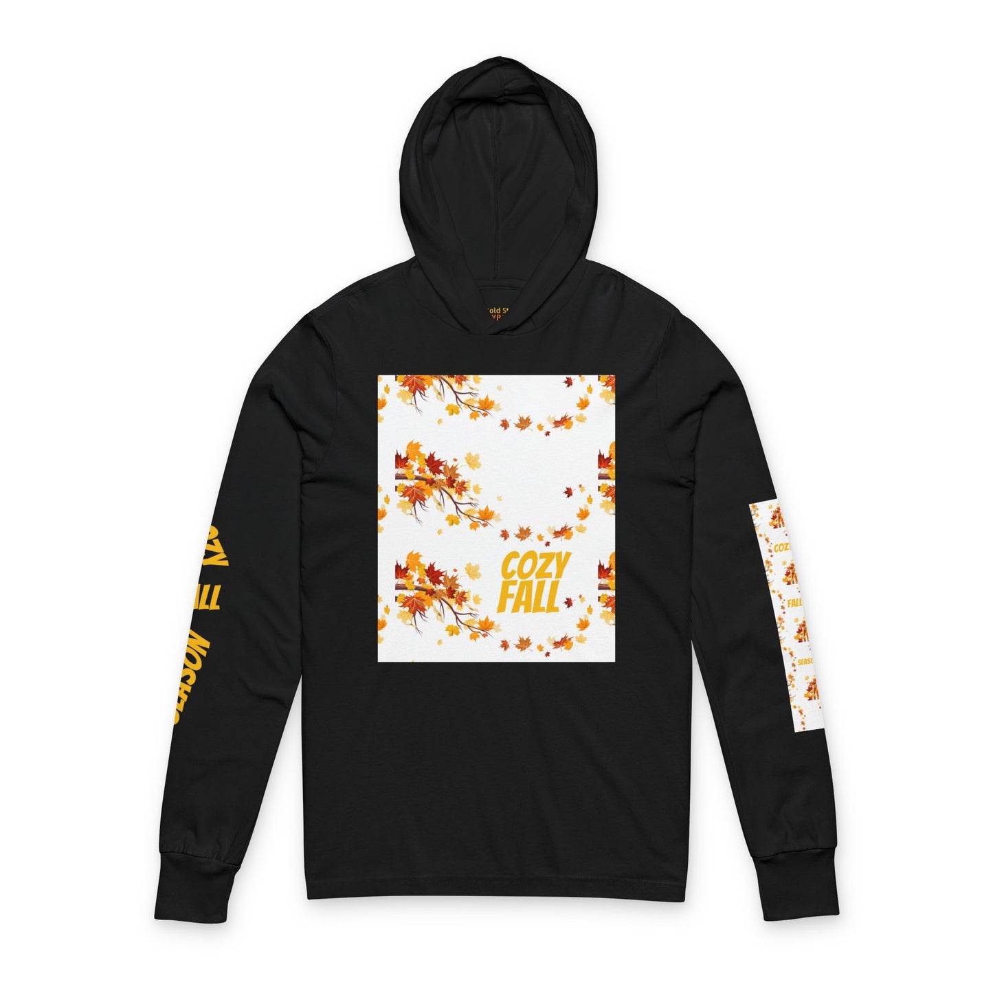 Fall Season Unisex Hooded Long Sleeve Tee, Cozy Autumn Gear image 0