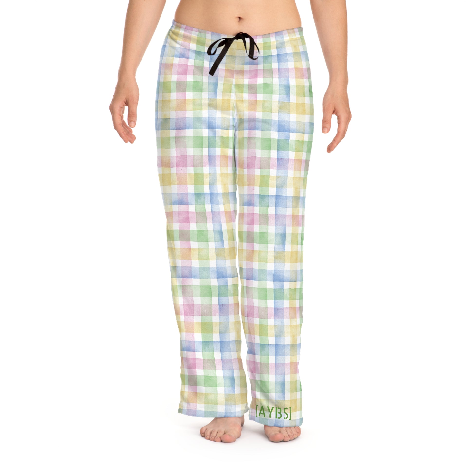 Cute checkered Cozy Women's Pajama Pants, Gift for Her, Sleepwear Apparel image 0