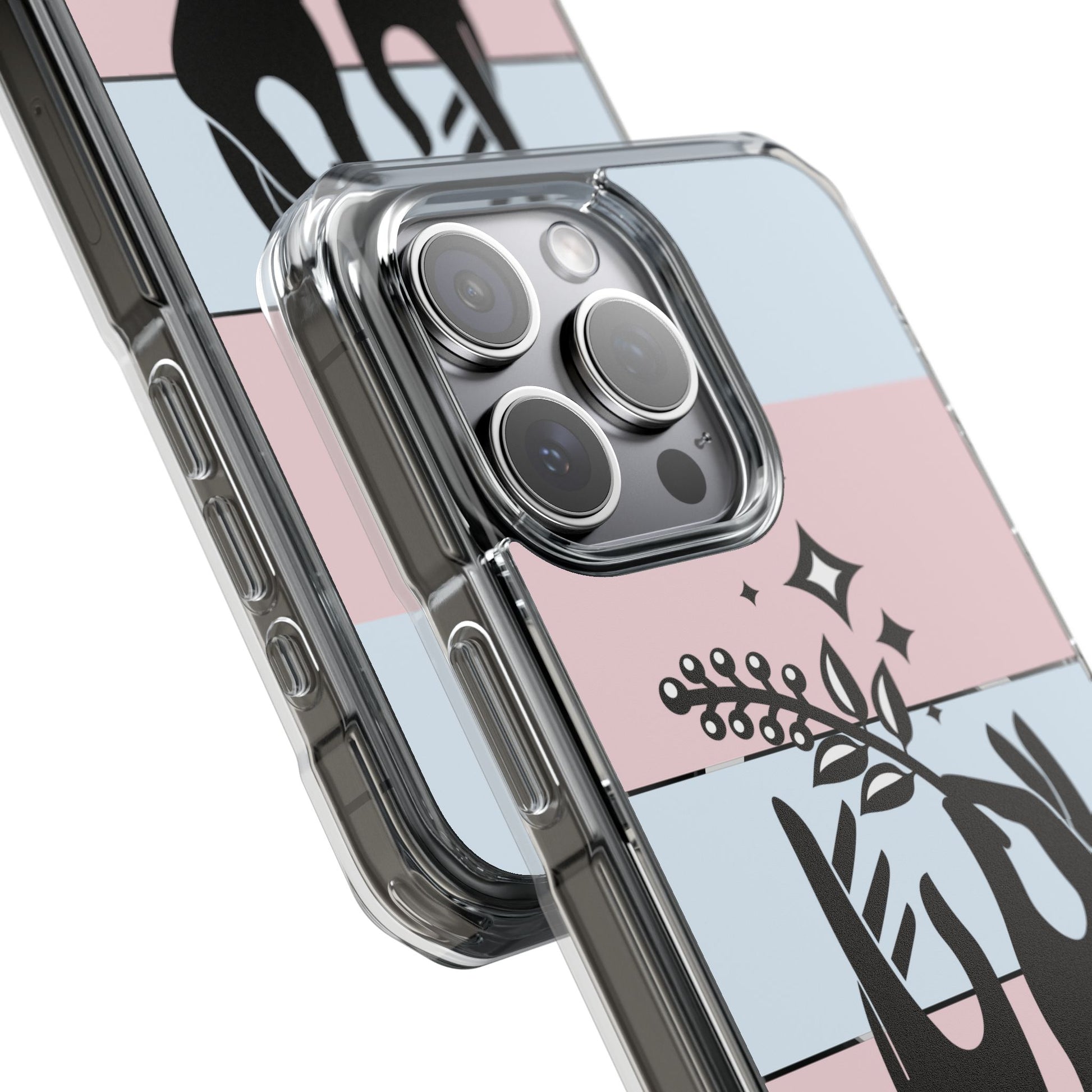 Fierce Baddie Vibes Magnetic Phone Case, Unique Clear Impact Case Trendy image 7