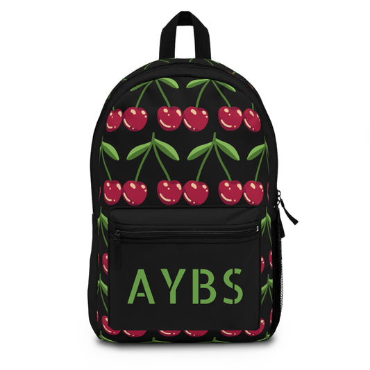 Stylish Cherry Backpack - Trendy School Bag, Perfect For Everyday Use image 0