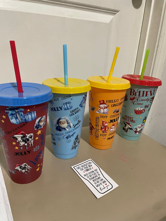 Color Changing Tumbler