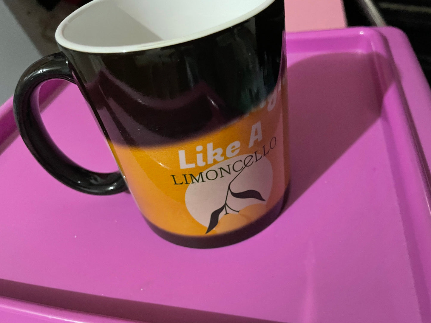Taza que cambia de color "Alegra tu día"