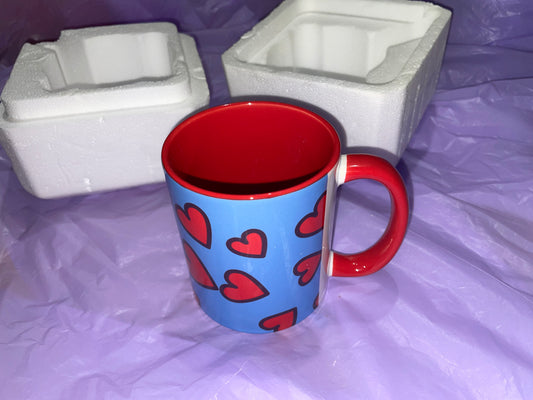 Vibrant Love Accent Coffee Mug