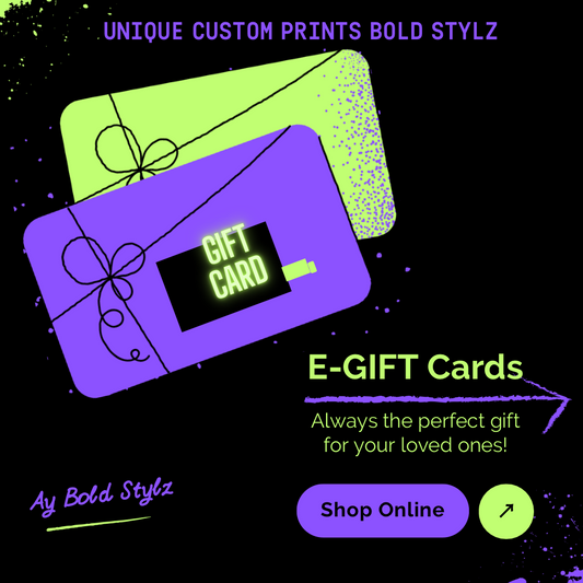 Ay bold Stylz gift cards