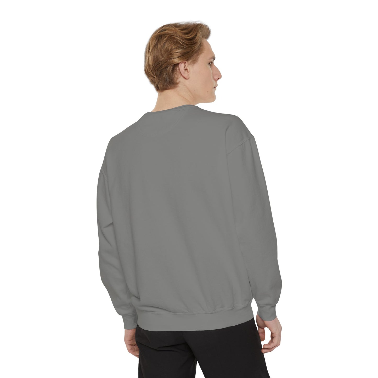 Unisex Garment-Dyed Sweatshirt, Cozy Gift for Her, Relaxed Style for Fall image 12