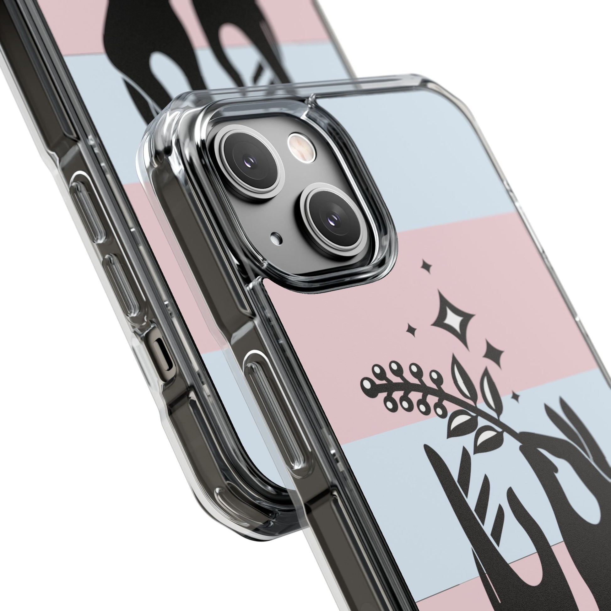 Fierce Baddie Vibes Magnetic Phone Case, Unique Clear Impact Case Trendy image 9