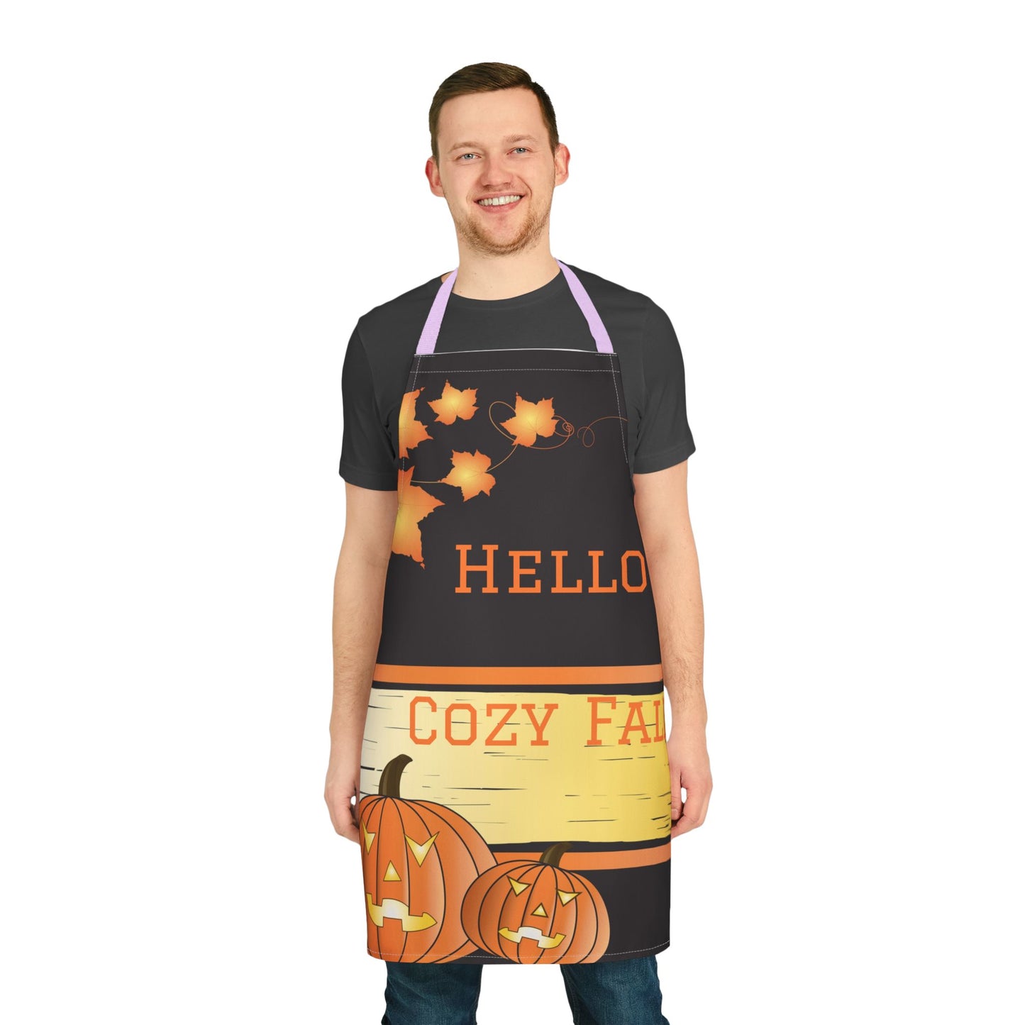 Festive Autumn Apron, Halloween Cooking Gift, Cozy Fall Kitchenwear image 14