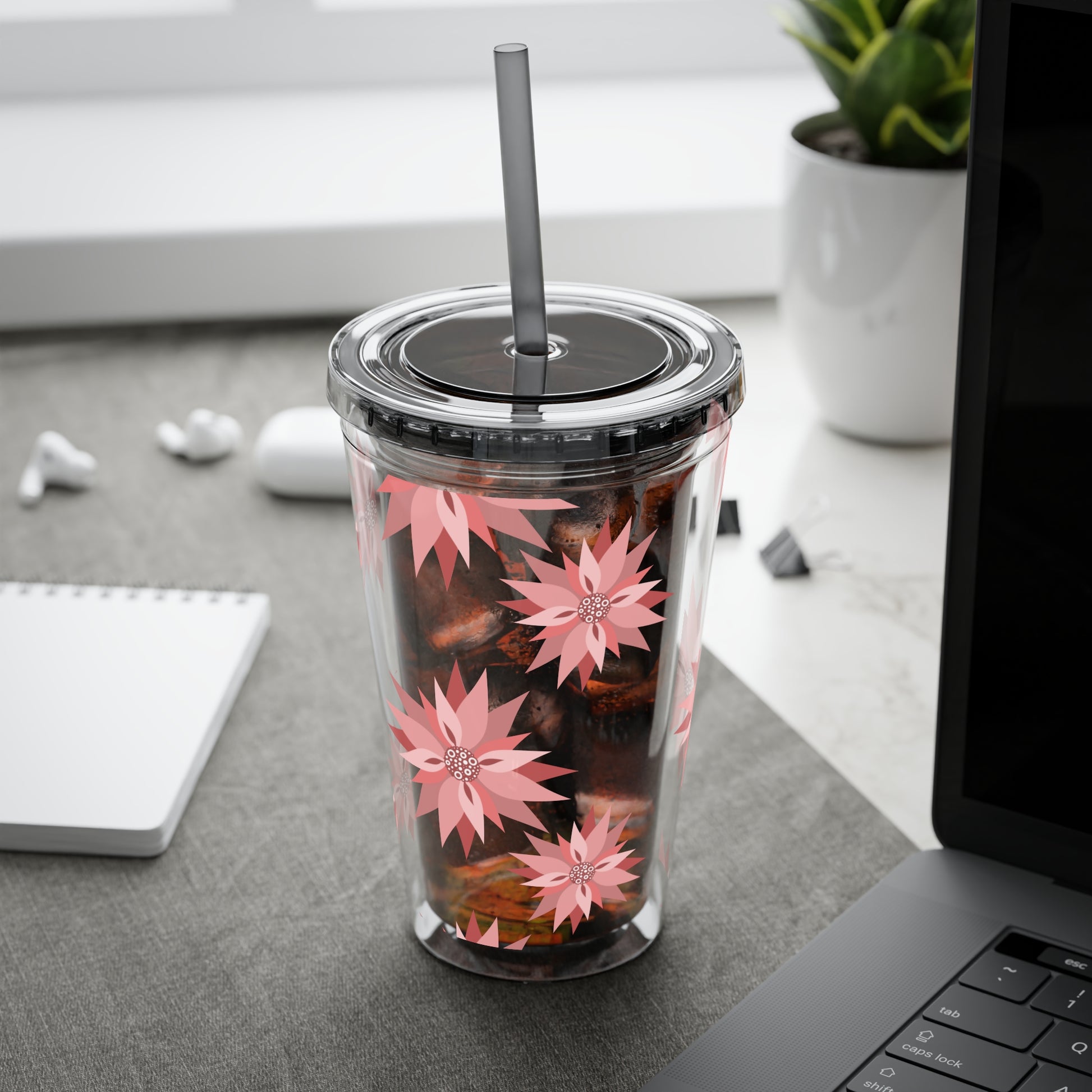 Sunsplash Floral Tumbler, 16oz  image 2