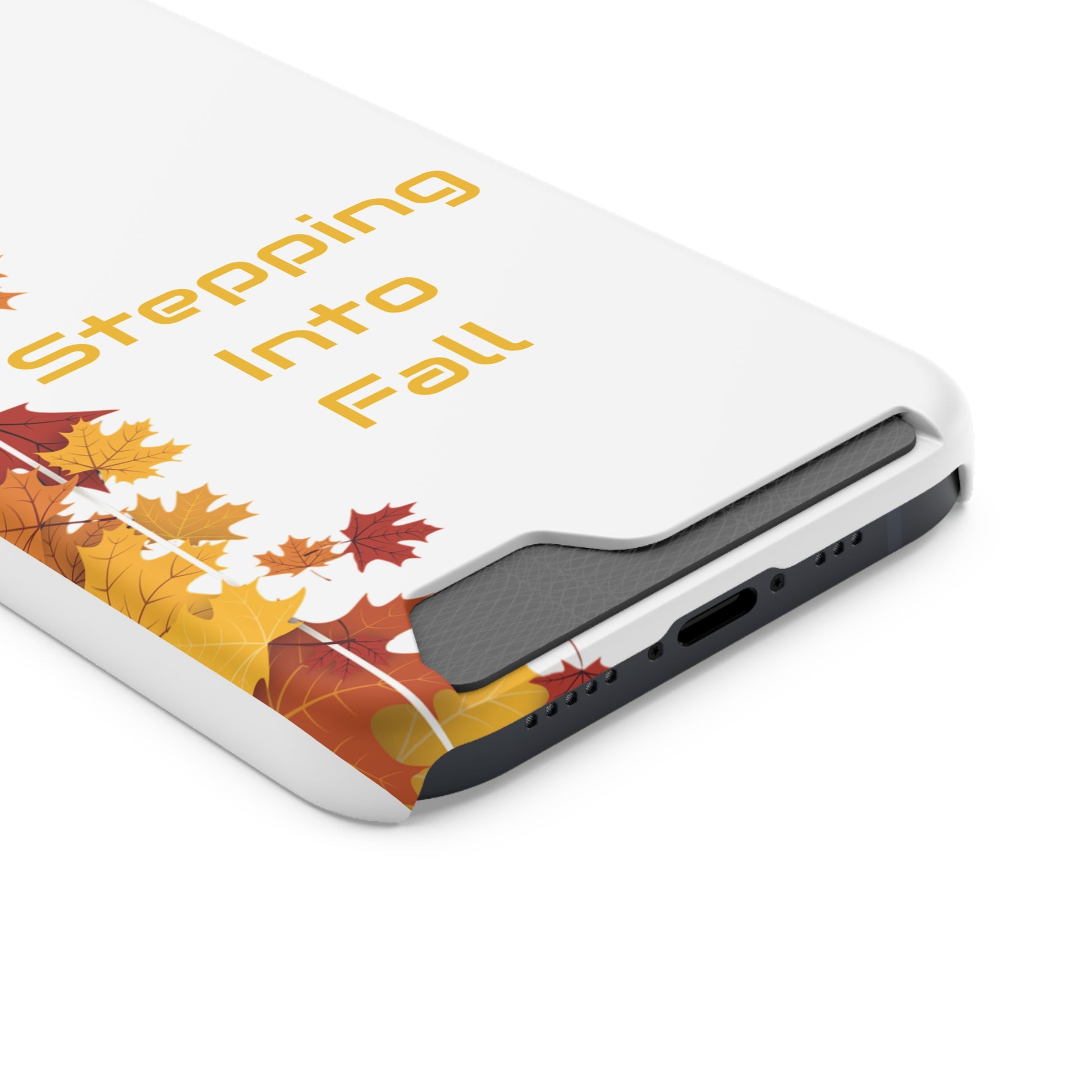 Stepping Into Fall Phone Case with Card Holder image 5