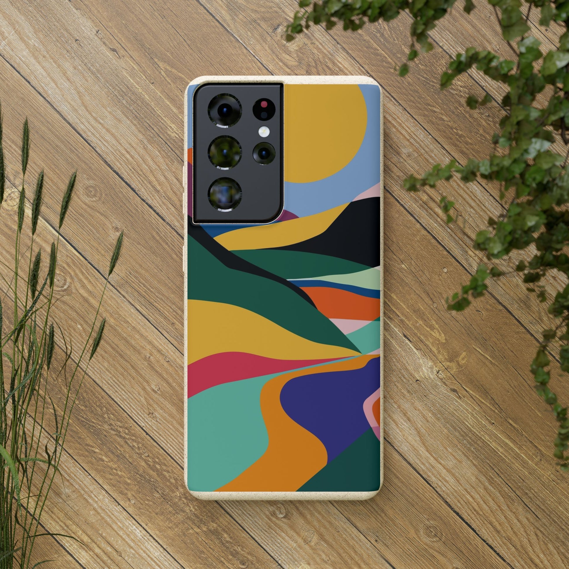 Copy of Eco-Friendly Phone Cases, Biodegradable Cell Phone Cover Abstract Art image 10