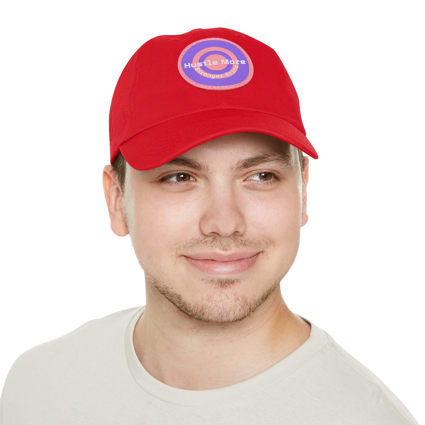 Purple Leather Patch Dad Hat, Casual Cap, Stylish Accessories for Father’s Day image 14