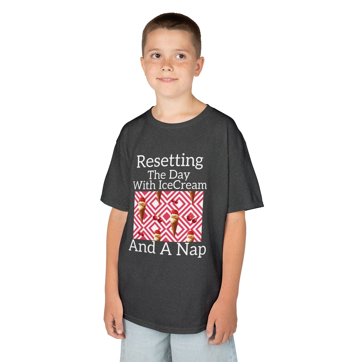Kids Ice Cream Tee | Fun T-Shirt for Playtime, Bedroom, Birthdays,Vacations image 13