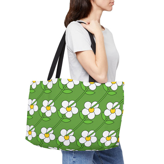 Floral Weekender Tote Bag image 1