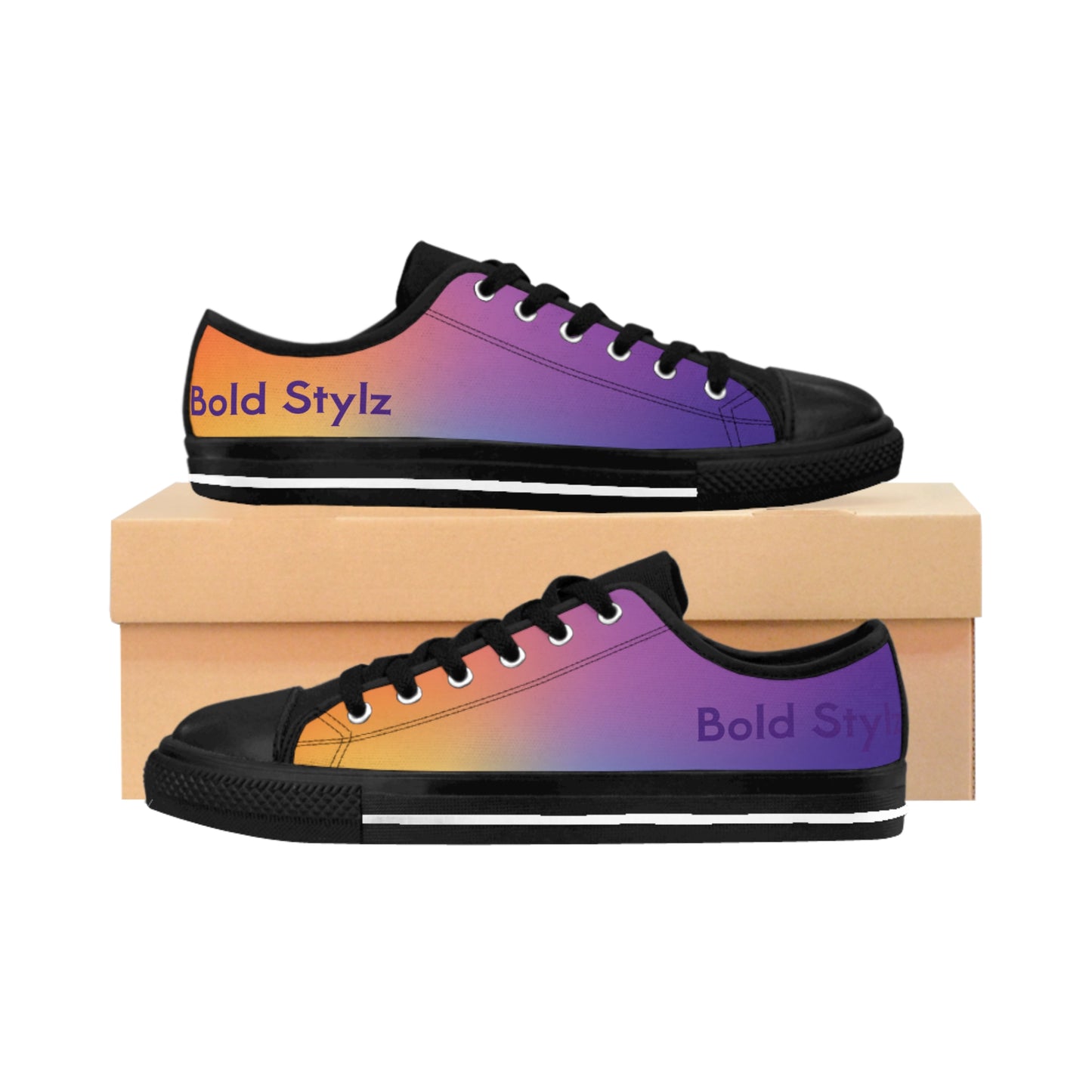 Bold Gradient Sneakers for Women, Casual & Comfortable Footwear image 0