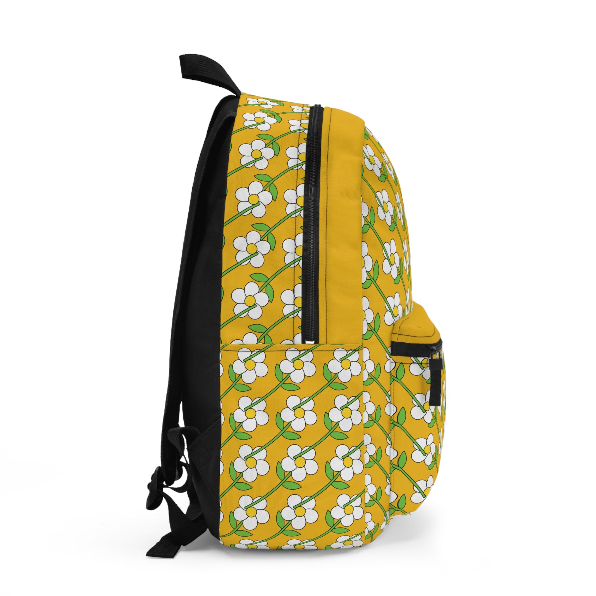 Stylish Eco Friendly Daisy Backpack - Trendy School Bag For Everyday Use image 1