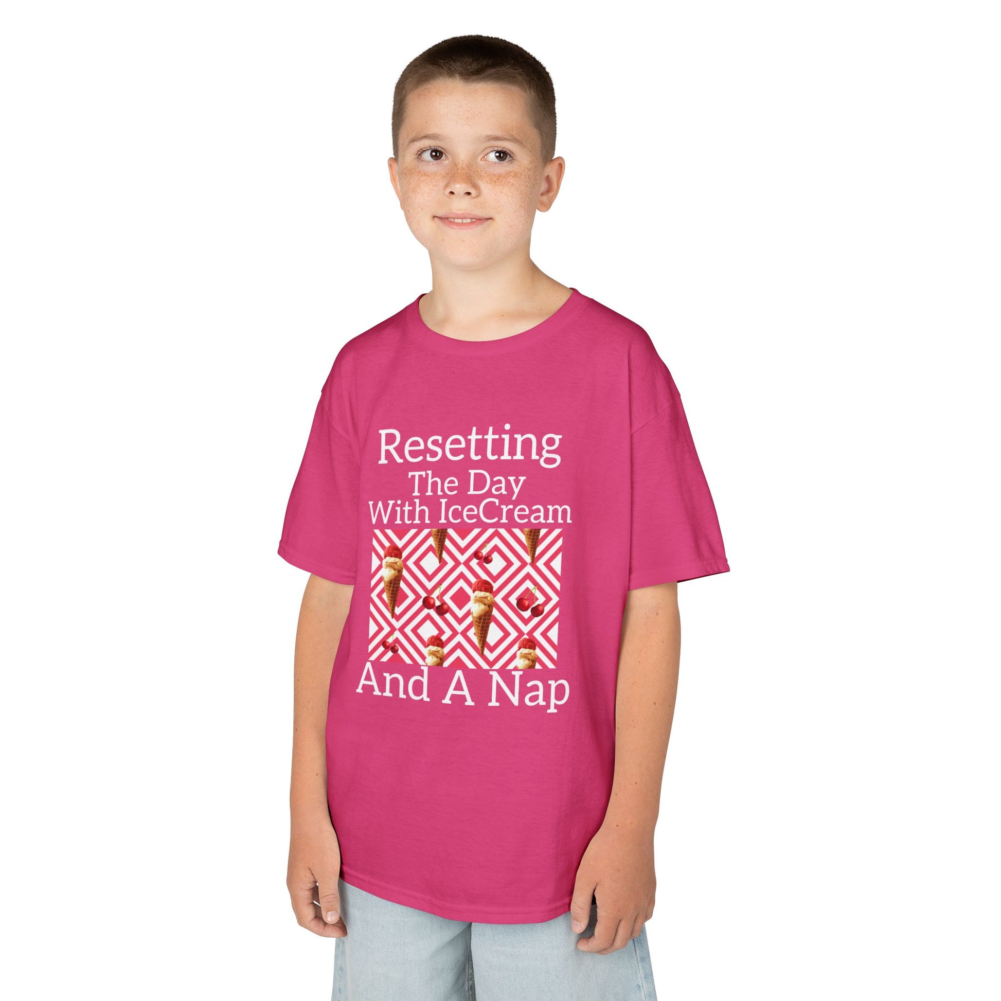 Kids Ice Cream Tee | Fun T-Shirt for Playtime, Bedroom, Birthdays,Vacations image 12