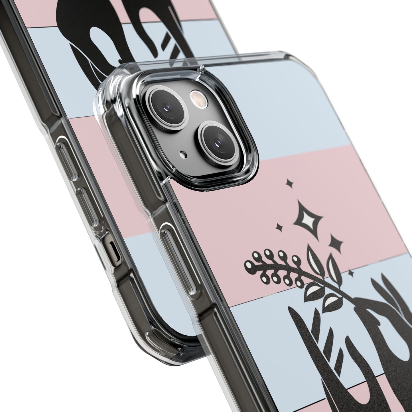 Fierce Baddie Vibes Magnetic Phone Case, Unique Clear Impact Case Trendy image 13