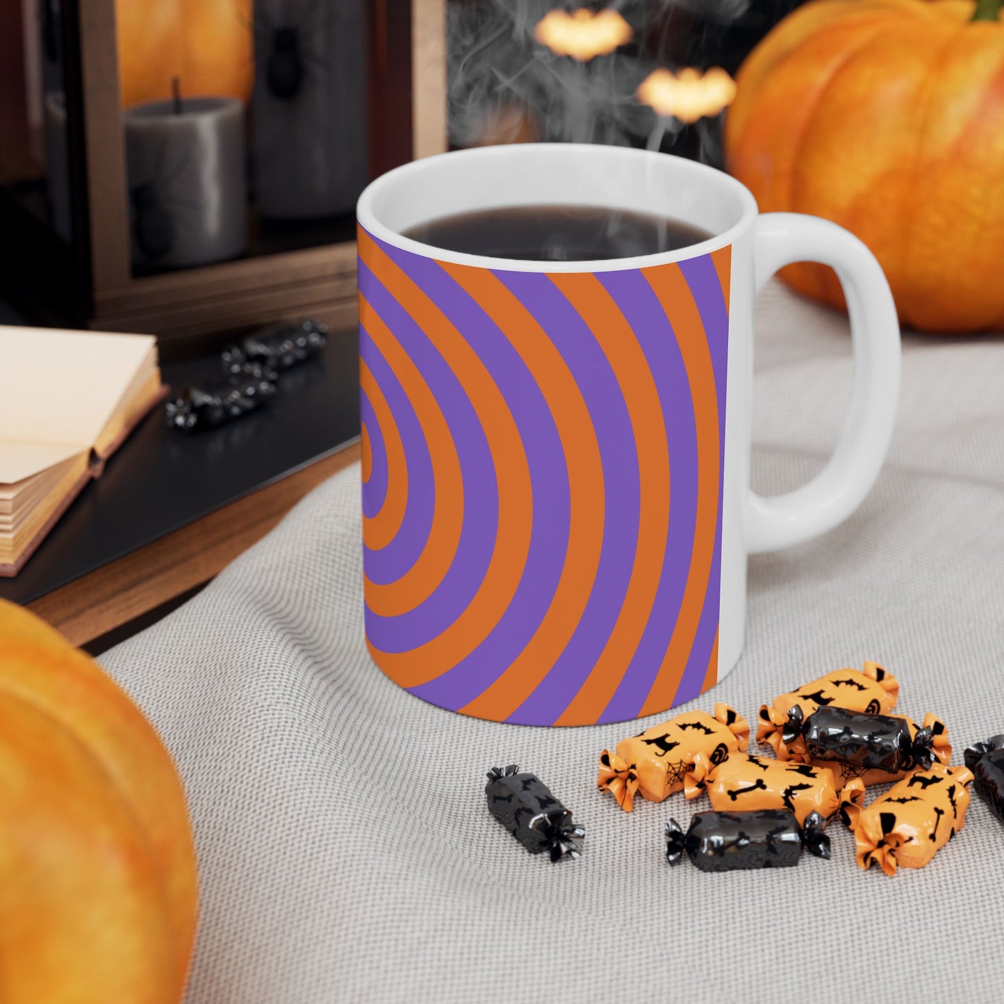 Vibrant Spiral Ceramic Mug | Colorful Drinkware for Home | Perfect Gift  image 3