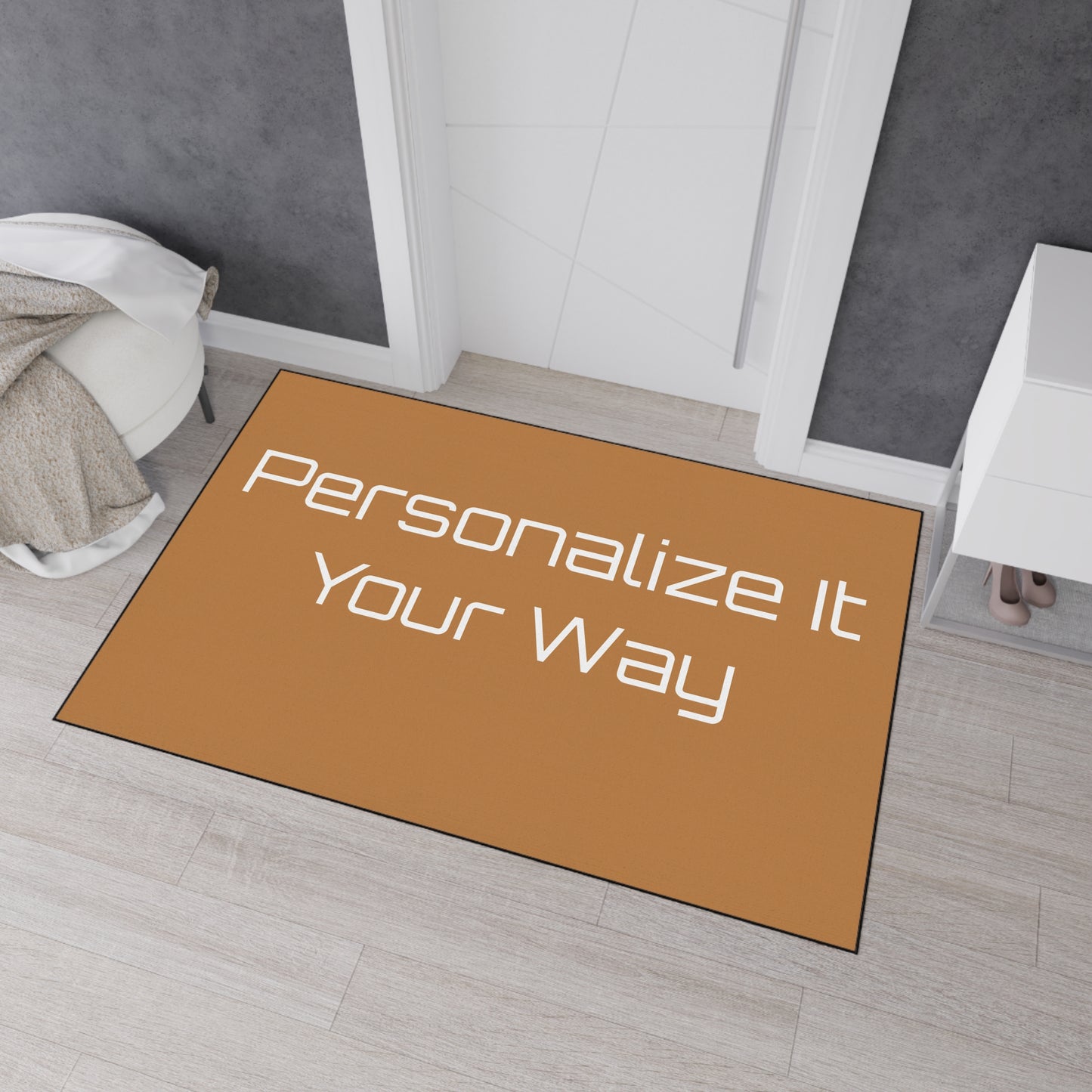 Personalized Heavy Duty Floor Mat, Custom Welcome Mat, Entryway Rug, Home Decor image 0