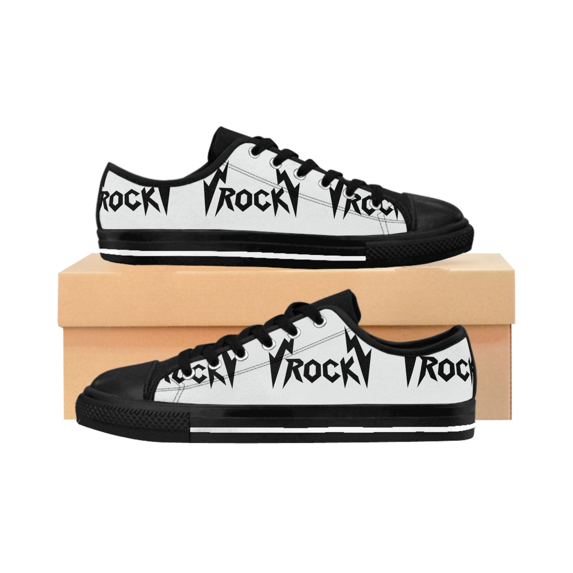Men Rock Themed Sneakers - Stylish, Comfortable, Good For Concerts & Casual Wear image 0