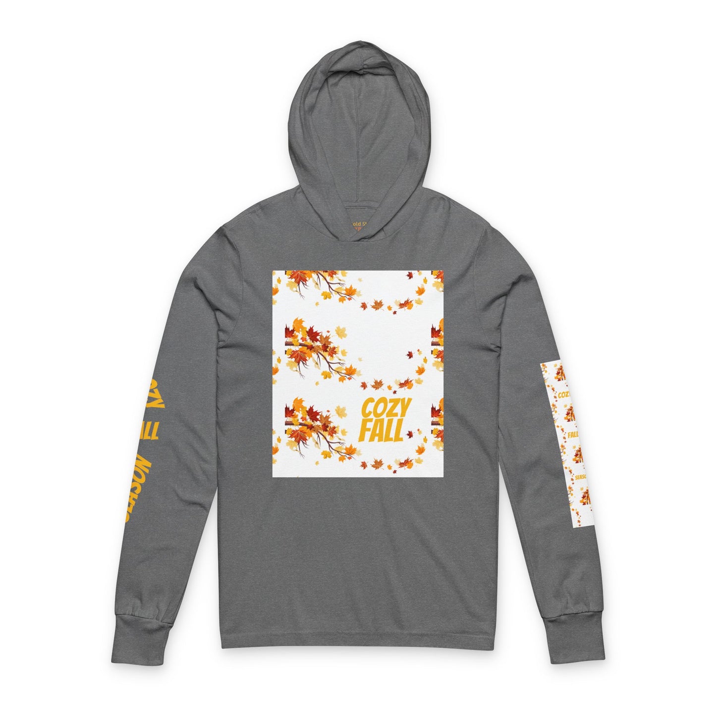 Fall Season Unisex Hooded Long Sleeve Tee, Cozy Autumn Gear image 4