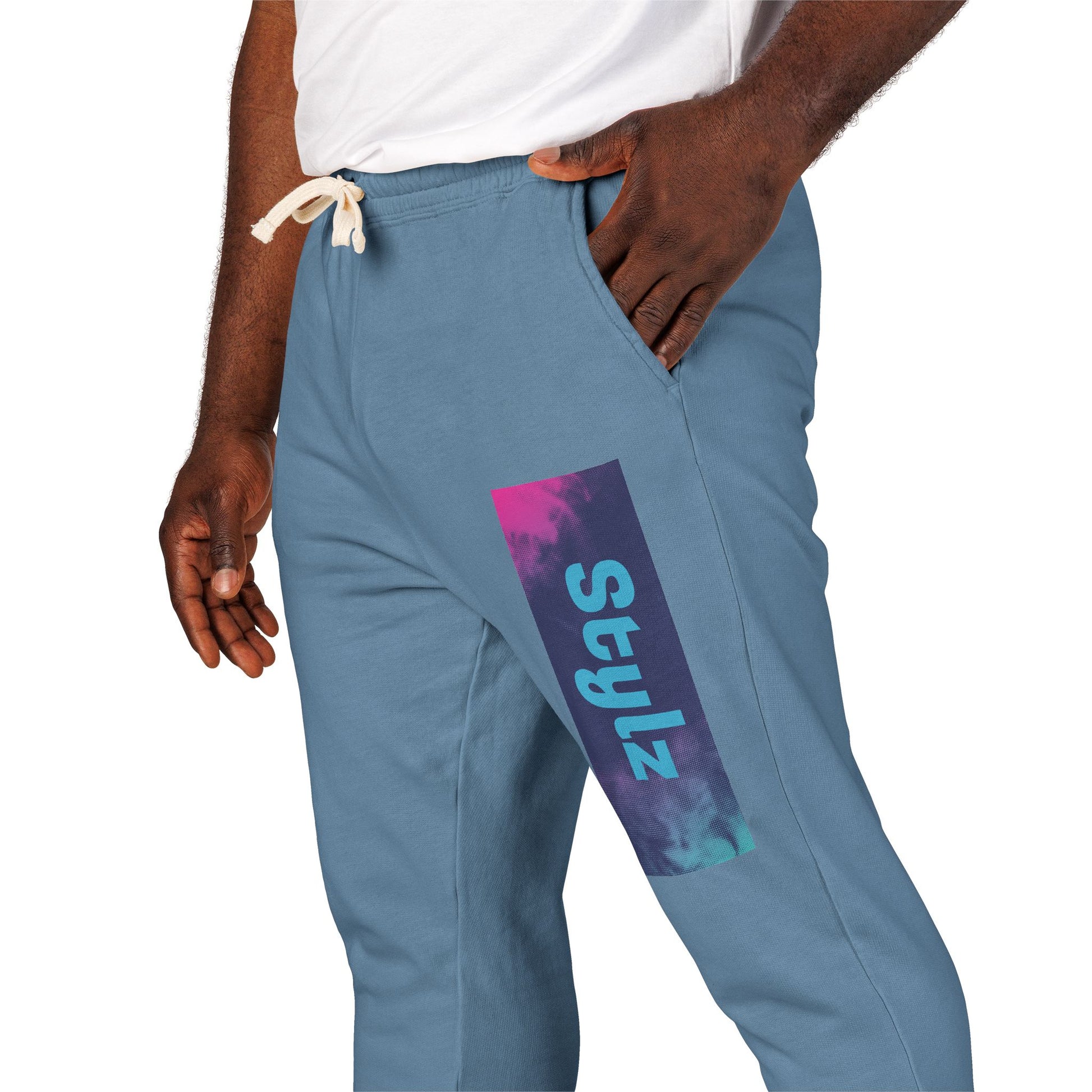 Comfortable Unisex Fleece Sweatpants With Stylz Swagger, Cozy Activewear image 1