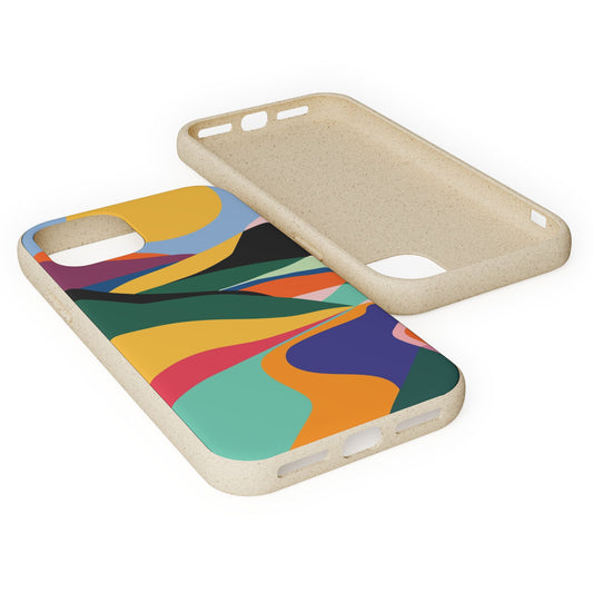 Copy of Eco-Friendly Phone Cases, Biodegradable Cell Phone Cover Abstract Art image 1