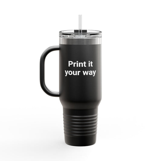 Vibrant Insulated Travel Mug Eco Friendly - Personalized With Your Own Thing image 0