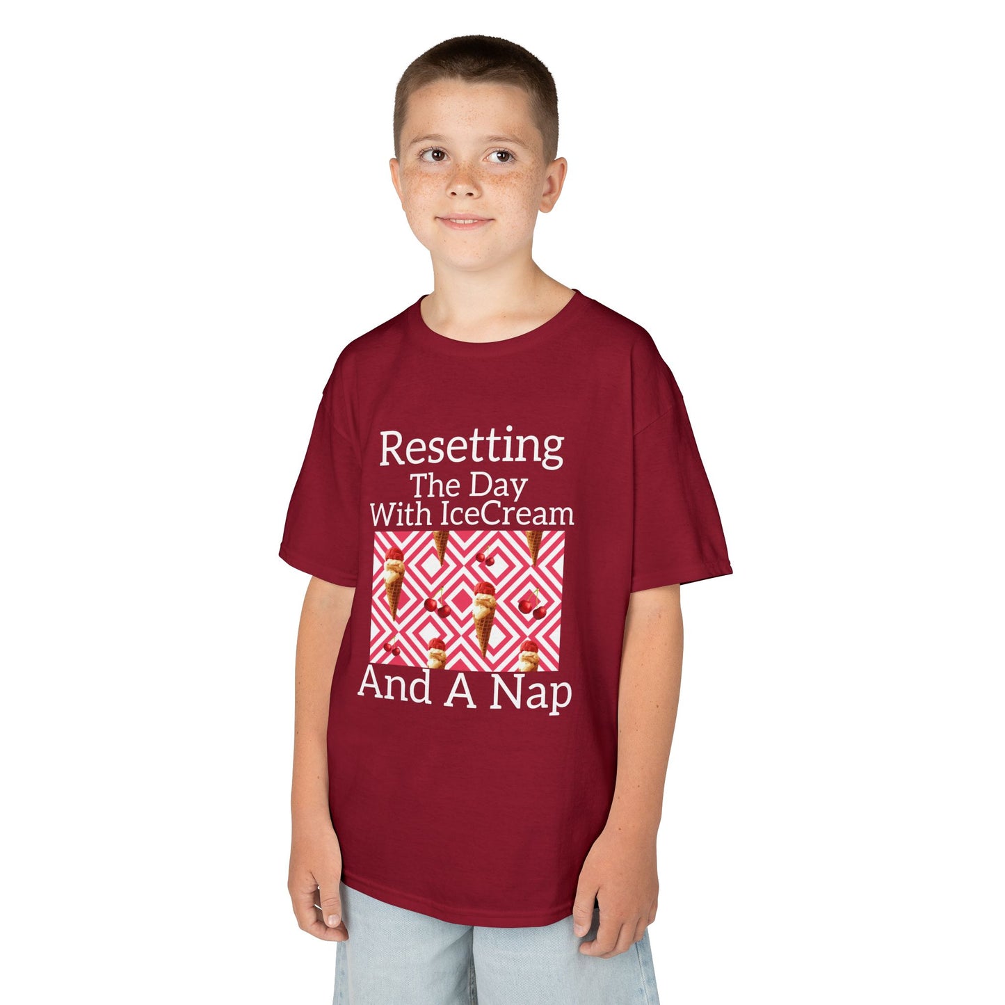 Kids Ice Cream Tee | Fun T-Shirt for Playtime, Bedroom, Birthdays,Vacations image 14