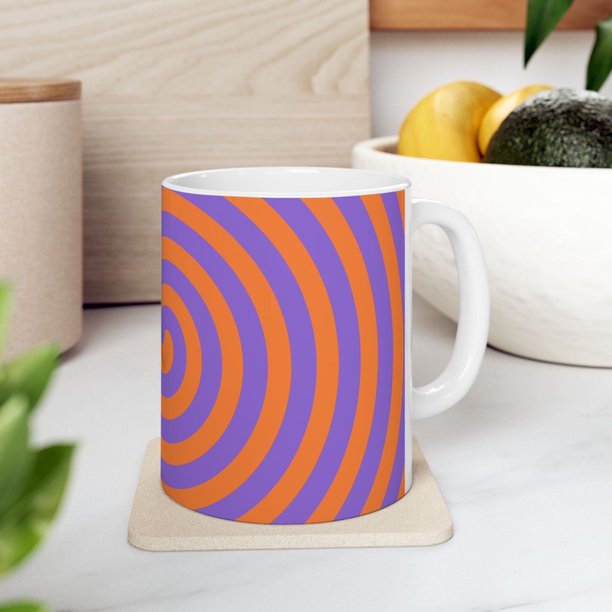 Vibrant Spiral Ceramic Mug | Colorful Drinkware for Home | Perfect Gift  image 2