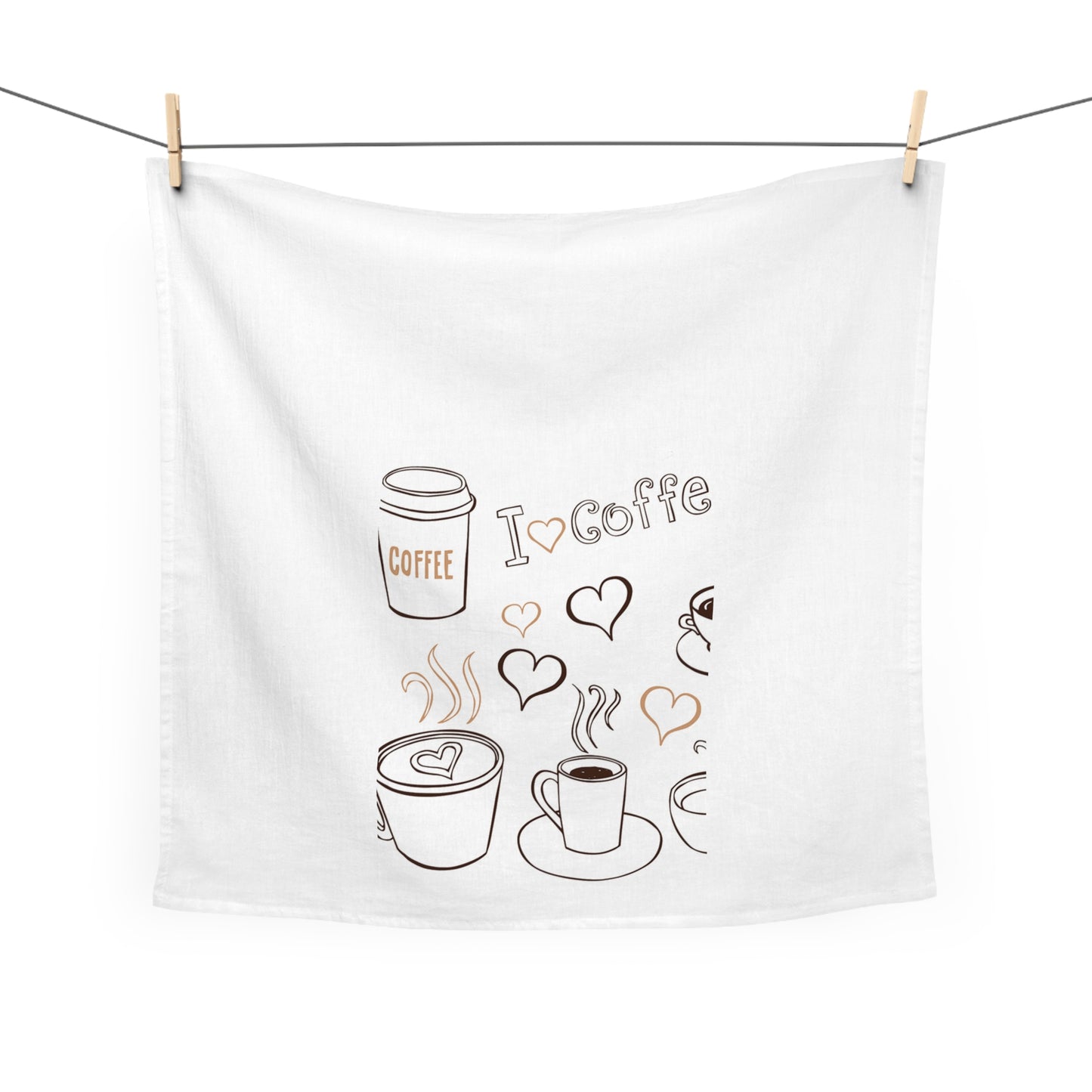Coffee Lovers Tea Towel, Kitchen Decor, Gift for Barista image 3