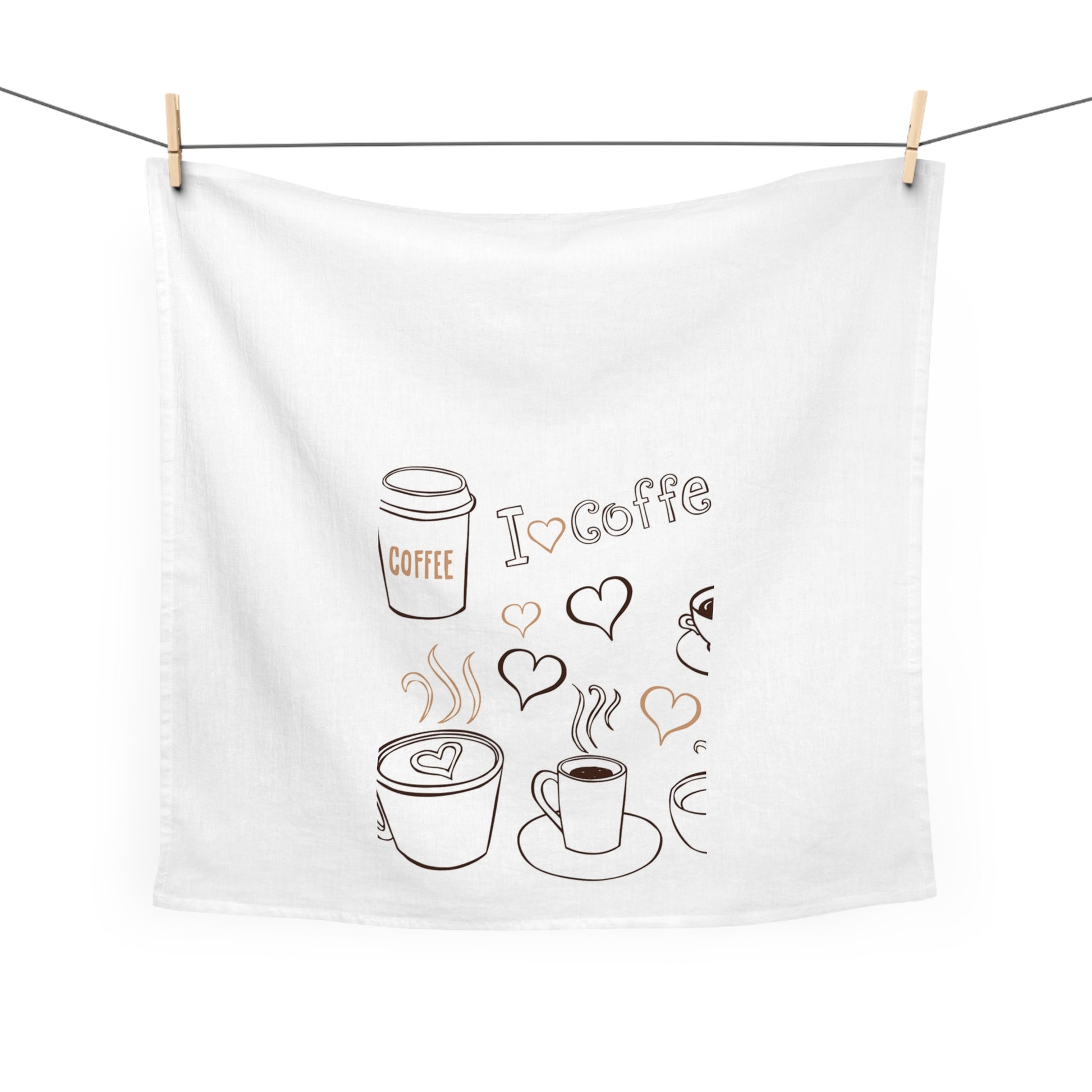 Coffee Lovers Tea Towel, Kitchen Decor, Gift for Barista image 3
