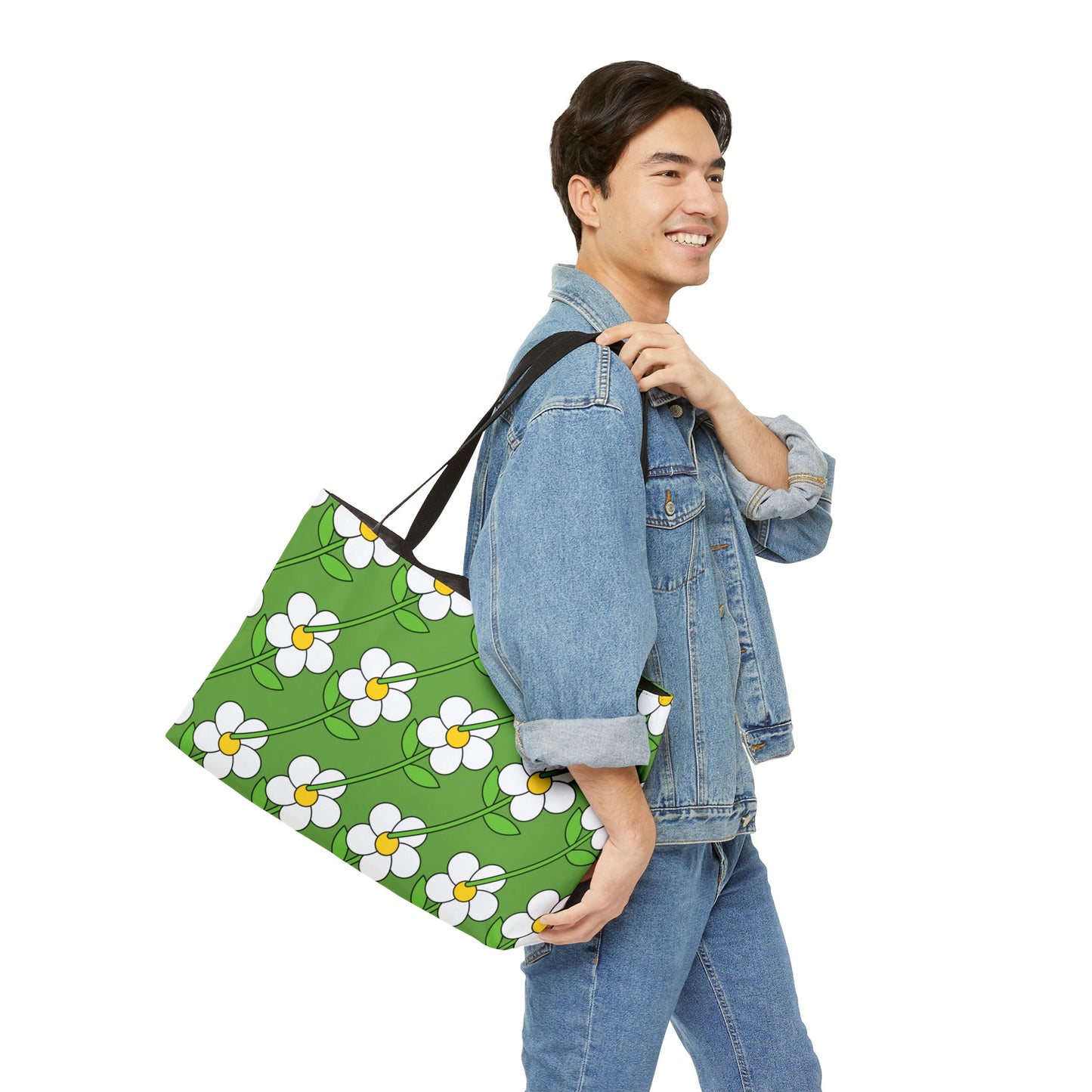 Floral Weekender Tote Bag image 2