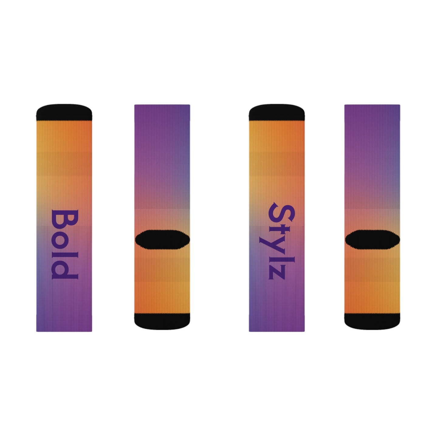 Vibrant Sublimation Socks, Colorful Fashion Statement image 9