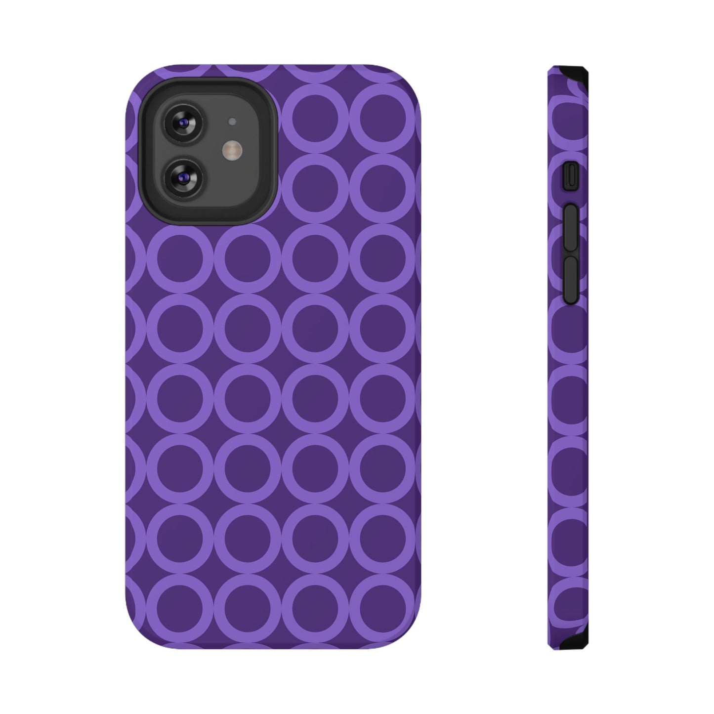 Purple Polka Dot Phone Case | Impact-Resistant Protection, Stylish Accessory image 13