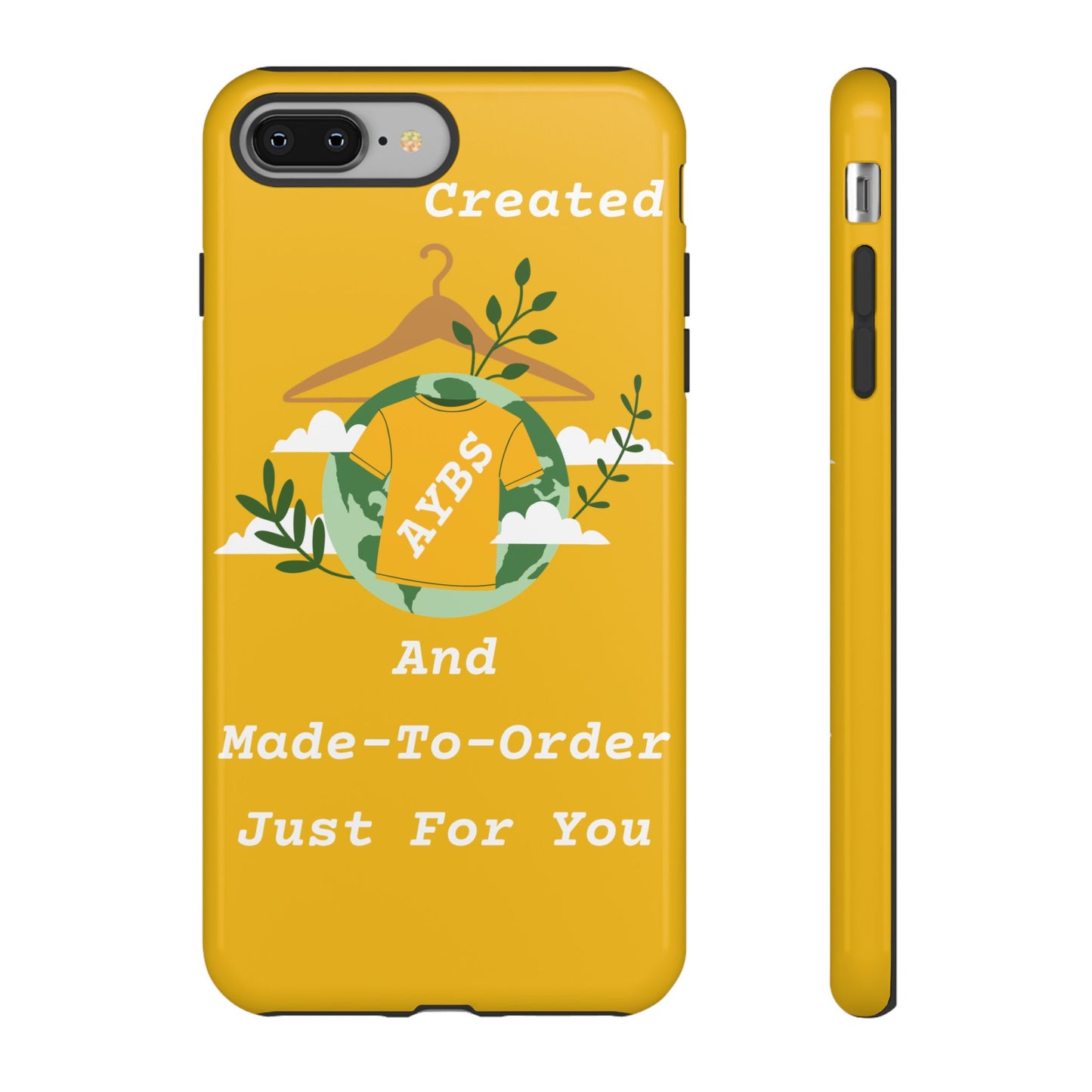 Peach Print Phone Case, Cute Tough Case, Mobile Gift Cover for Fruit Lovers image 2