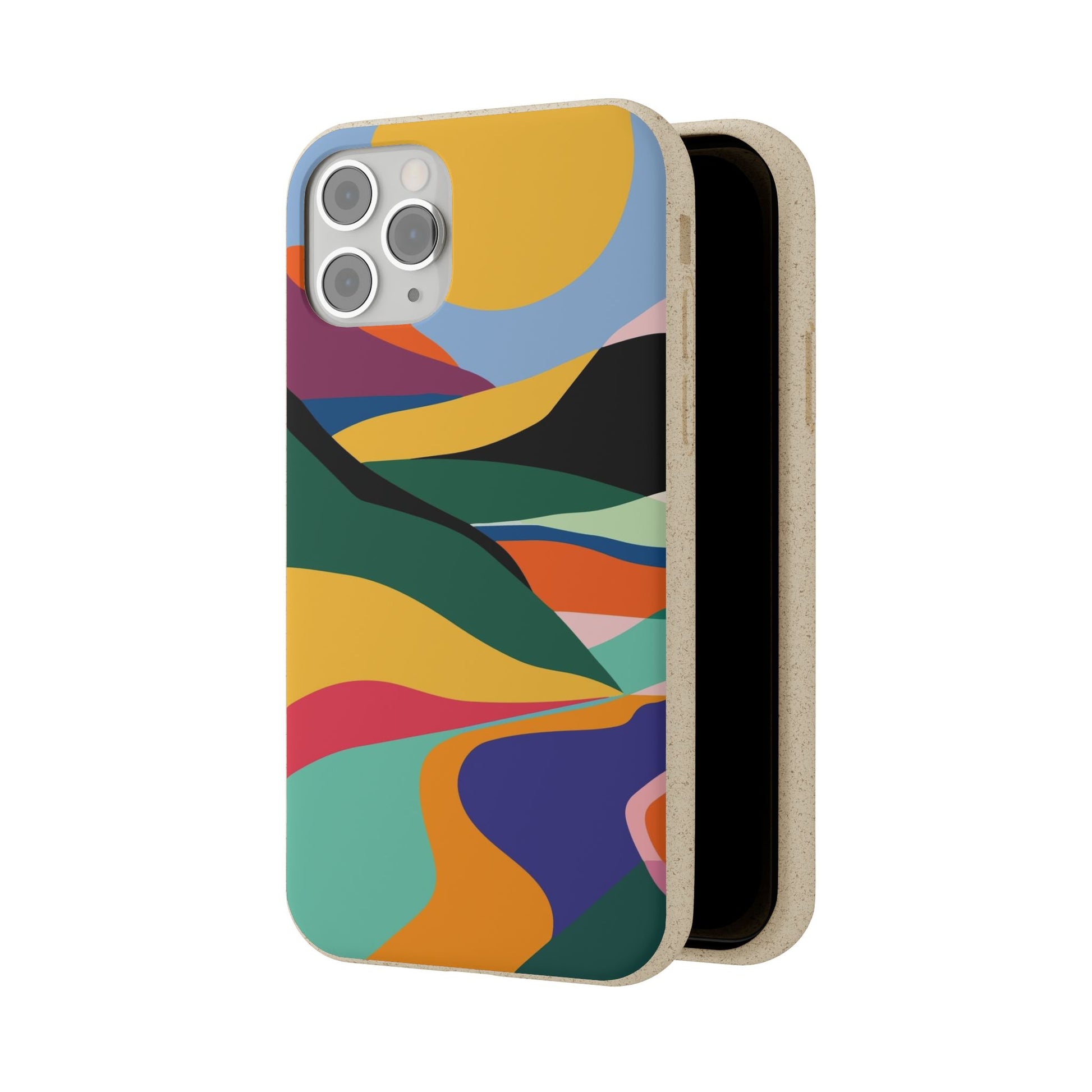 Copy of Eco-Friendly Phone Cases, Biodegradable Cell Phone Cover Abstract Art image 3