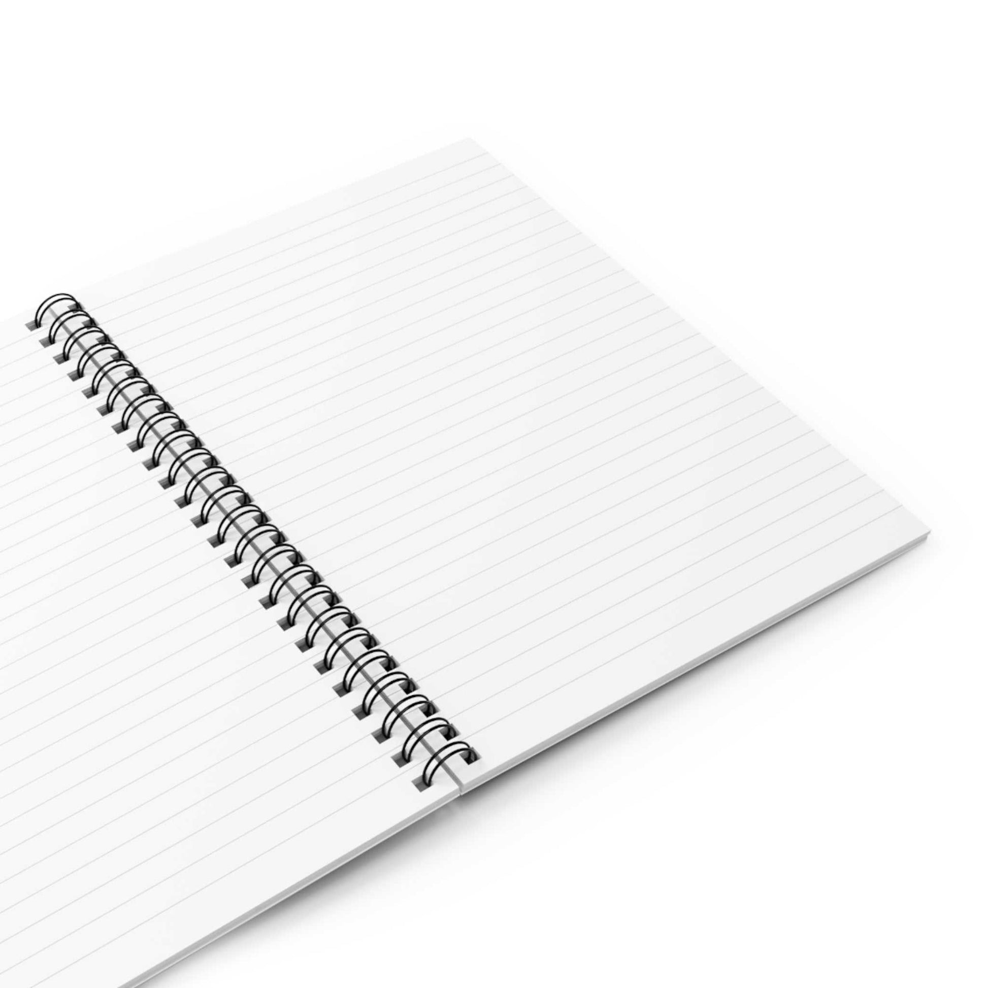 Texas theme inspired spiral notebook with lined pages and metal binding, 6x8 inches