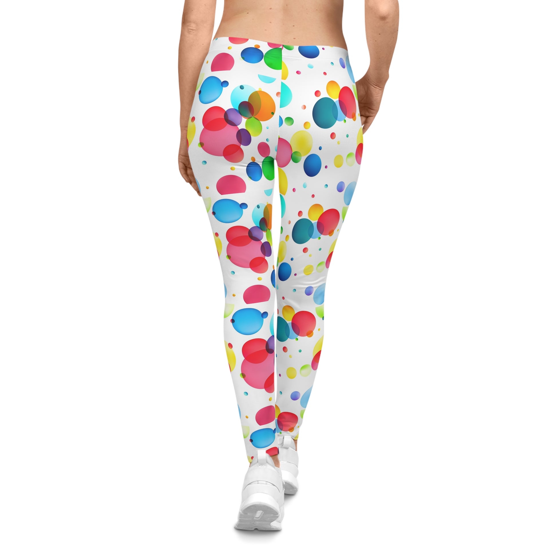 Colorful Women's Casual Leggings | Vibrant Leggings for Activewear, Gift Idea image 0